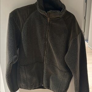 Orslow men’s green boa fleece jacket- size 1